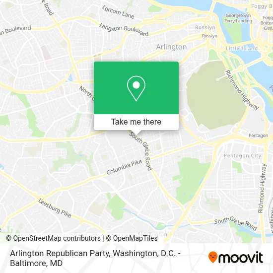 Arlington Republican Party map