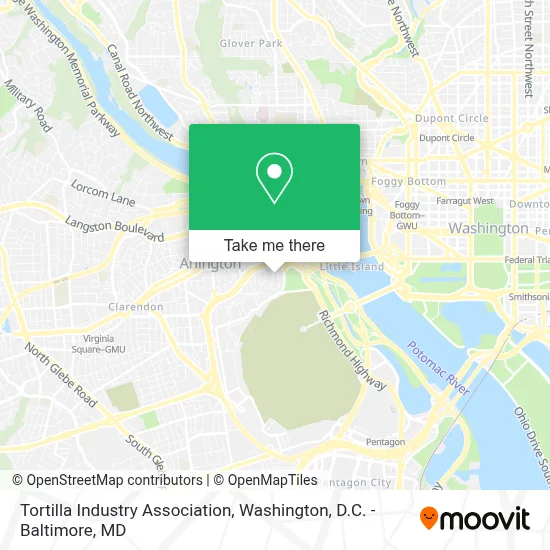 Tortilla Industry Association map