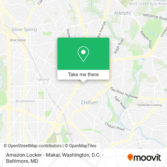 Amazon Locker - Makai map