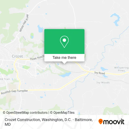 Crozet Construction map