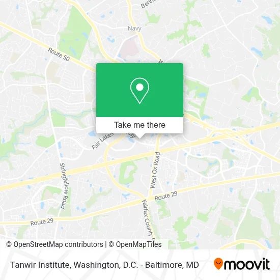 Tanwir Institute map