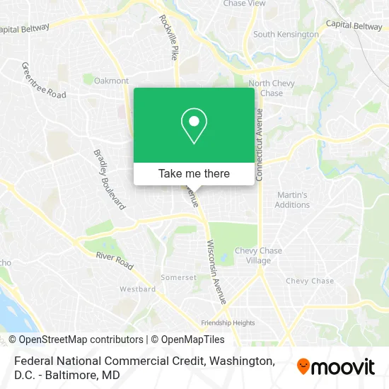 Federal National Commercial Credit map