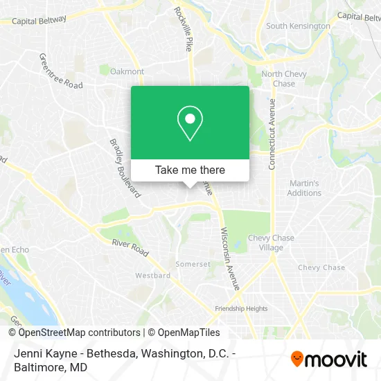 Jenni Kayne - Bethesda map