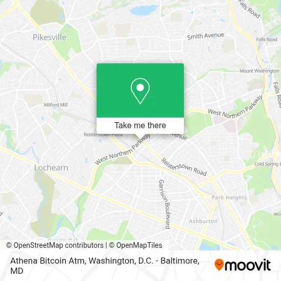 Athena Bitcoin Atm map