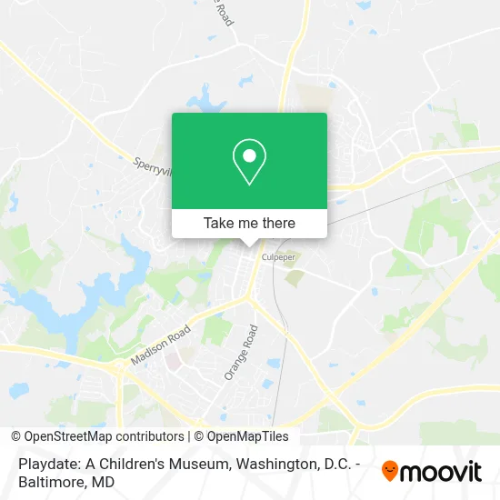 Playdate: A Children's Museum map