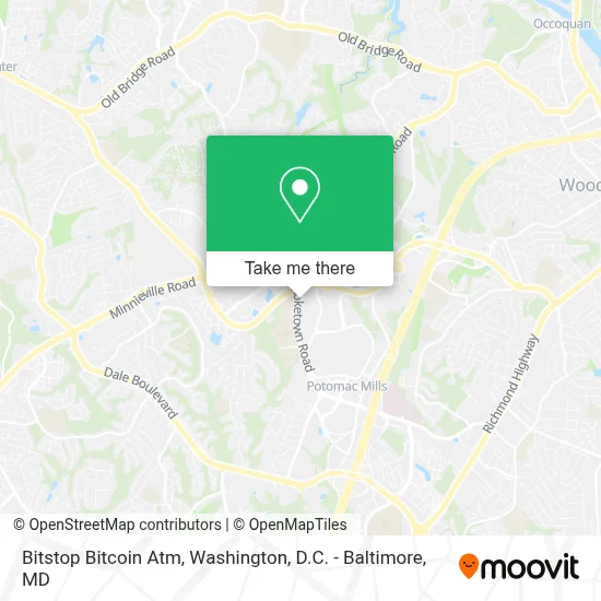 Bitstop Bitcoin Atm map