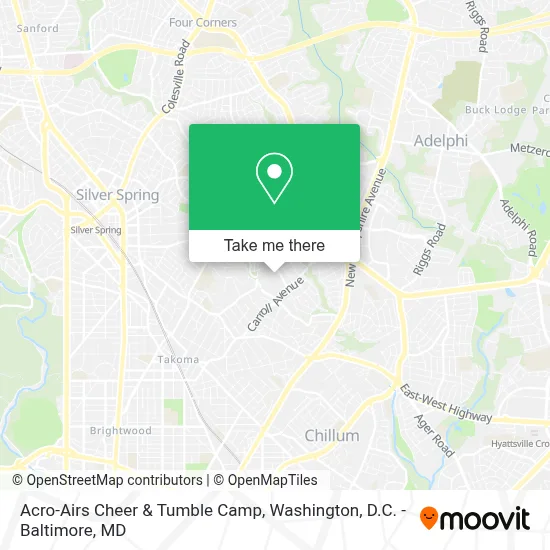 Acro-Airs Cheer & Tumble Camp map