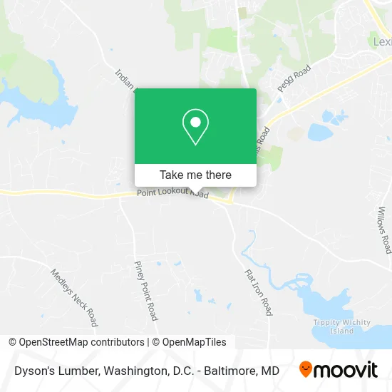 Dyson's Lumber map
