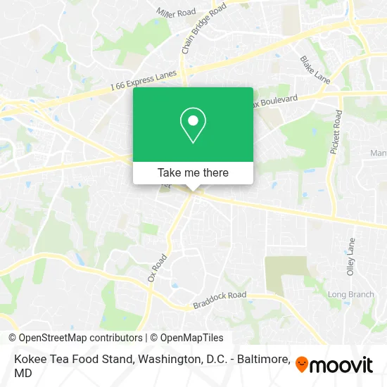 Kokee Tea Food Stand map
