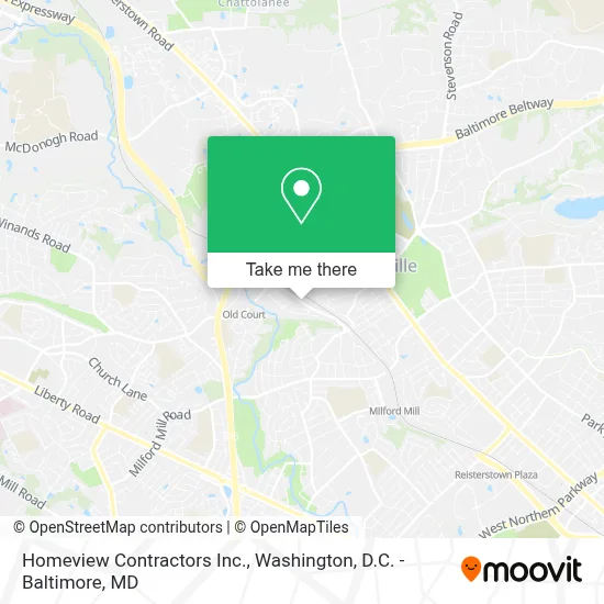 Homeview Contractors Inc. map