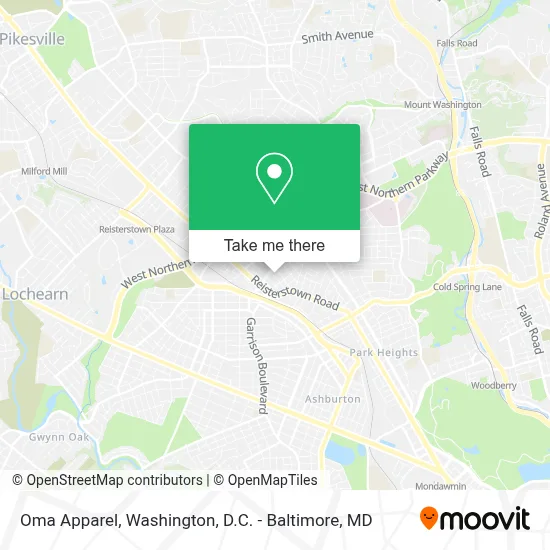 Oma Apparel map