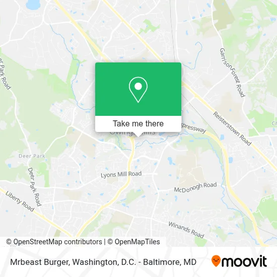 Mrbeast Burger map