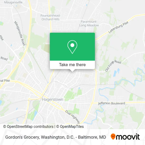 Gordon's Grocery map