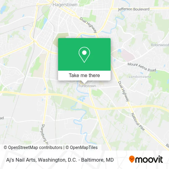 Aj's Nail Arts map