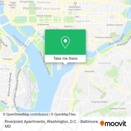 Riverpoint Apartments map