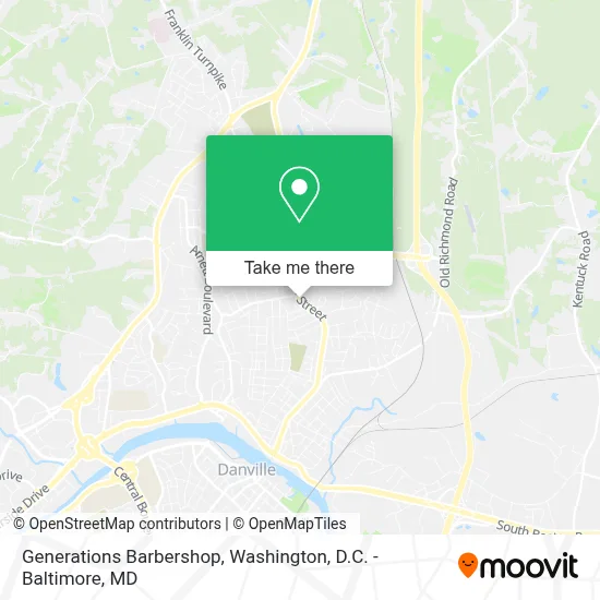 Generations Barbershop map