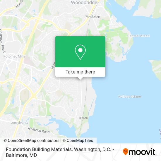 Foundation Building Materials map