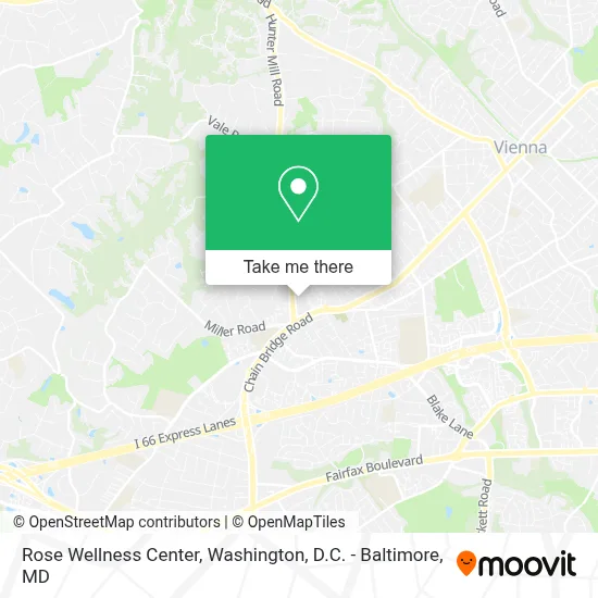 Rose Wellness Center map