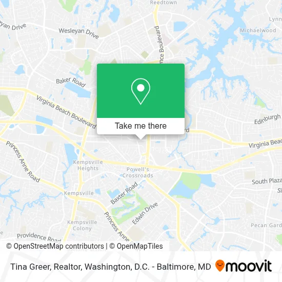 Tina Greer, Realtor map