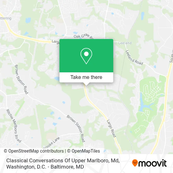 Classical Conversations Of Upper Marlboro, Md map