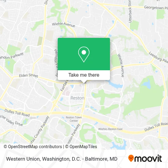 Western Union map