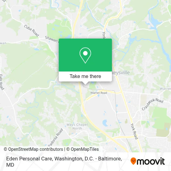 Eden Personal Care map