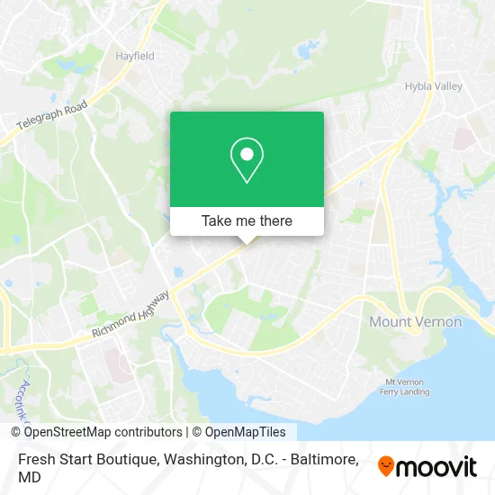 Fresh Start Boutique map