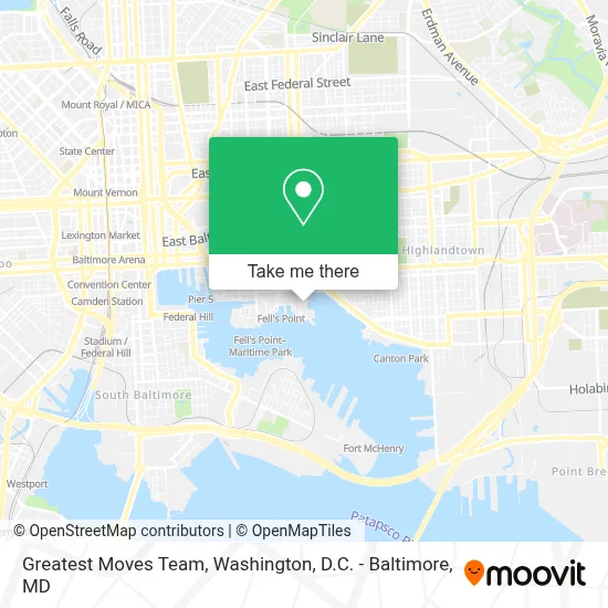 Greatest Moves Team map
