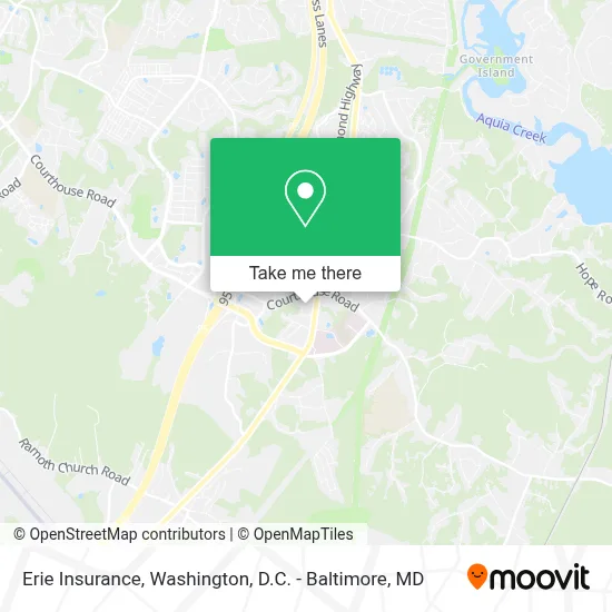 Erie Insurance map