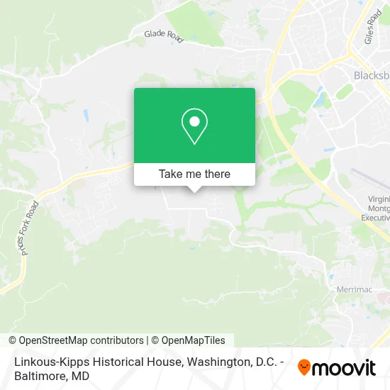 Linkous-Kipps Historical House map