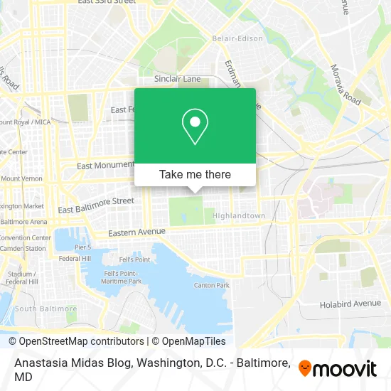 Anastasia Midas Blog map