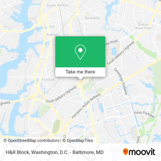 H&R Block map