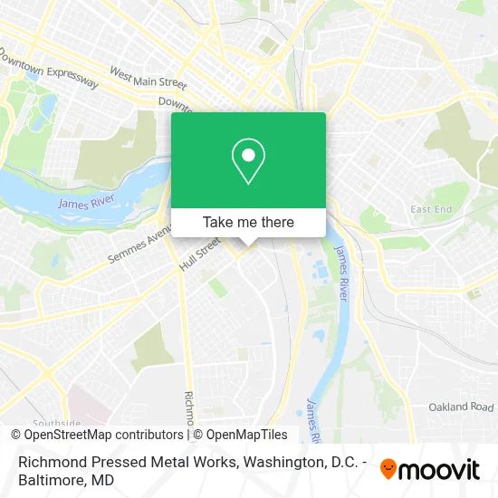 Richmond Pressed Metal Works map