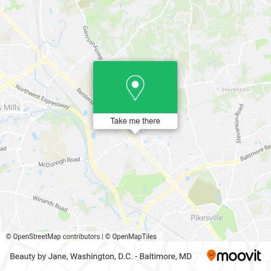 Beauty by Jane map