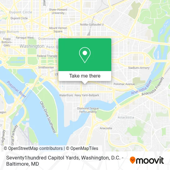 Seventy1hundred Capitol Yards map
