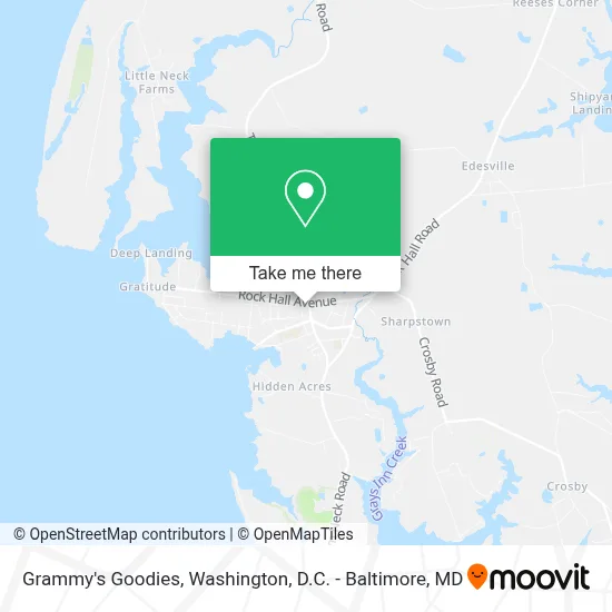 Grammy's Goodies map