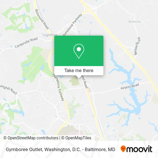 Gymboree Outlet map
