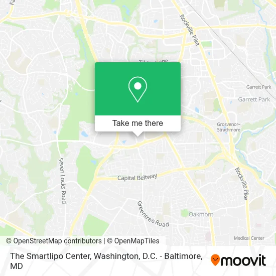 The Smartlipo Center map