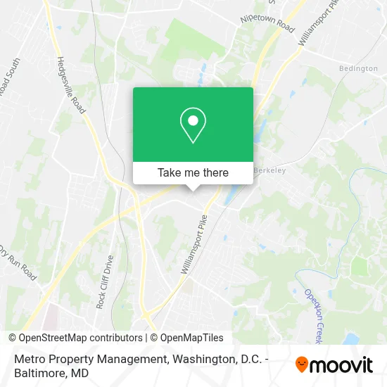Metro Property Management map