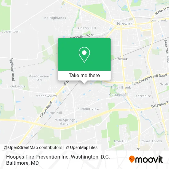 Hoopes Fire Prevention Inc map