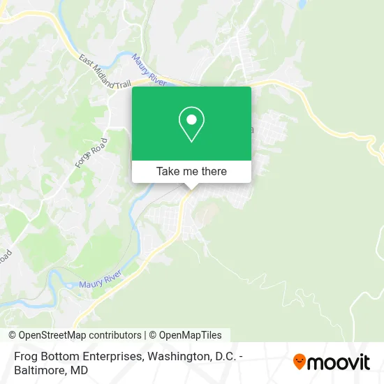 Frog Bottom Enterprises map