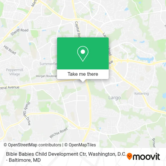 Bible Babies Child Development Ctr map