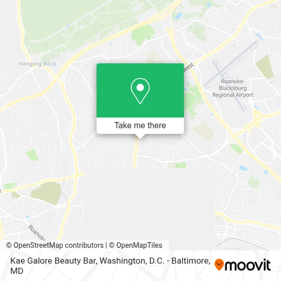 Kae Galore Beauty Bar map