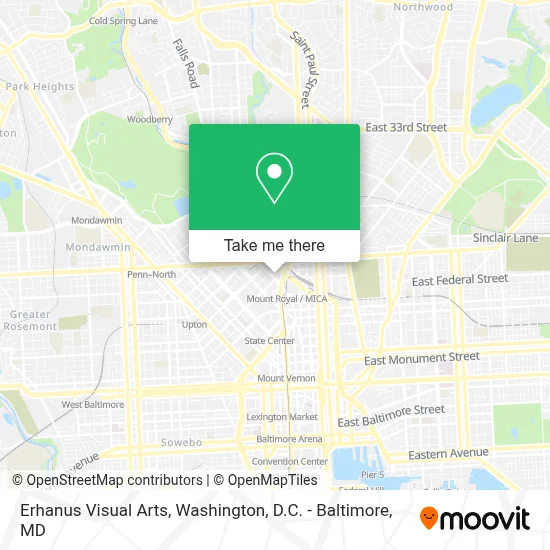 Erhanus Visual Arts map