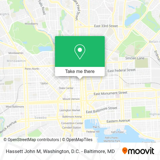 Hassett John M map