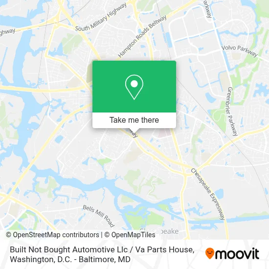 Built Not Bought Automotive Llc / Va Parts House map