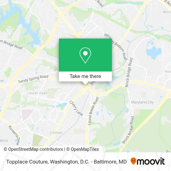 Topplace Couture map