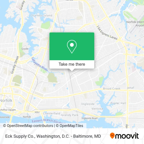 Eck Supply Co. map