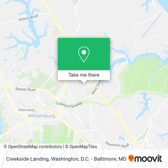 Creekside Landing map