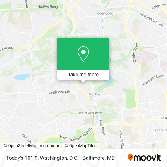 Today's 101.9 map